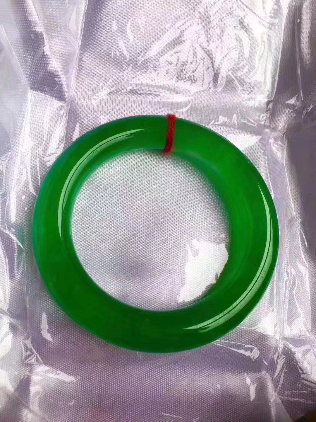 翡翠手镯，银手镯